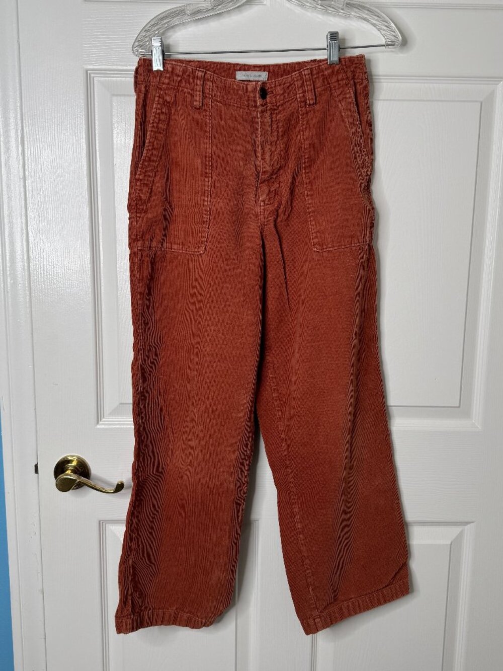 Outerknown Burnt Orange Corduroy Pants